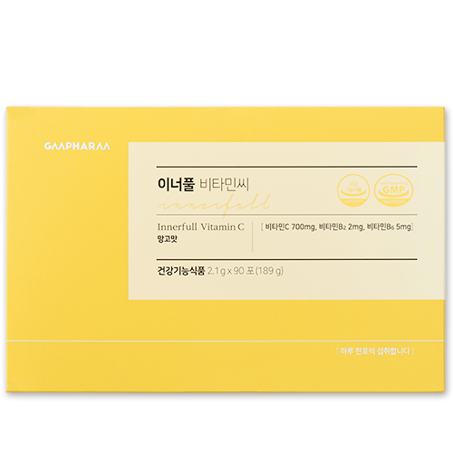[지엠팜] 이너풀 비타민씨 (비타민C, 비타민B2, 비타민B6)  / 90일분